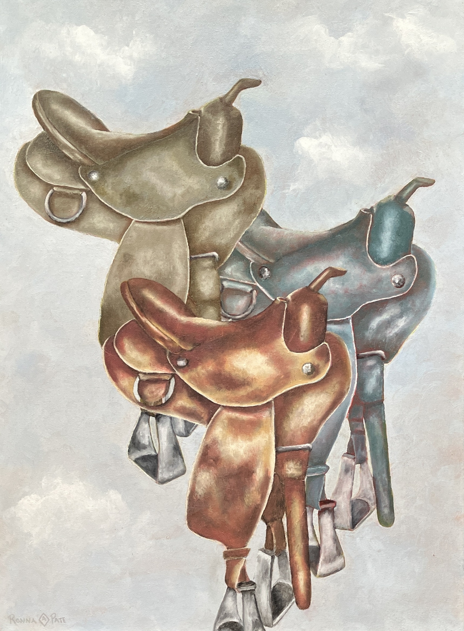 Click here to view SADDLE STAMPEDE:  AIRBORNE by Ronna A Pate